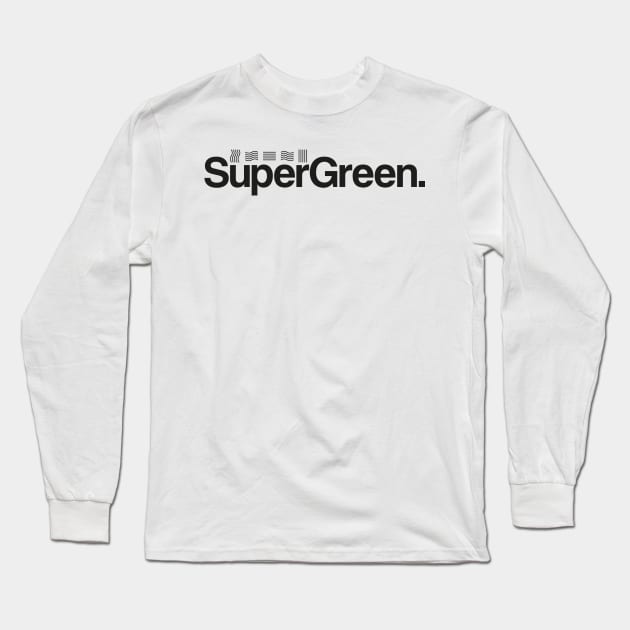 Super Green Long Sleeve T-Shirt by tomsnow